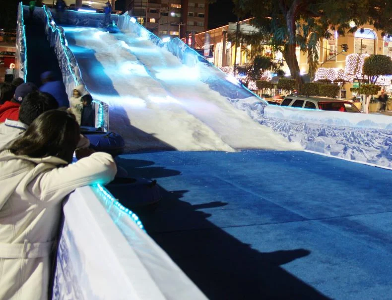Rampa de nieve de material comercial